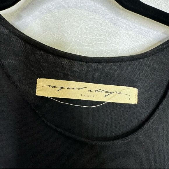 Raquel Allegra Distressed Tank Dress Black M - Picture 7 of 8